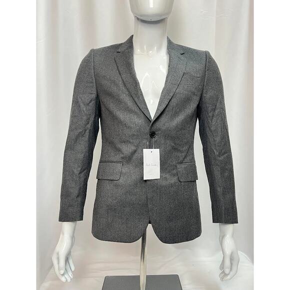 NWT! Paul Smith Soho Wool Cashmere Extra Slim Fit Suit 36US/46ITR
